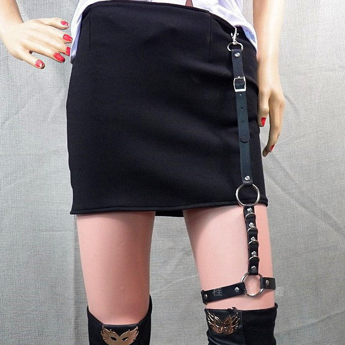 Women's Japanese Harajuku Girl Punk Gothic Adjustable Belt