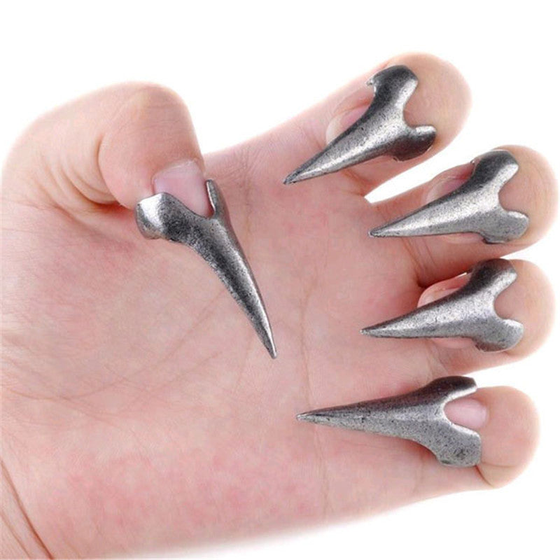 12pcs Set Retro Punk Gothic Nail Finger Claw