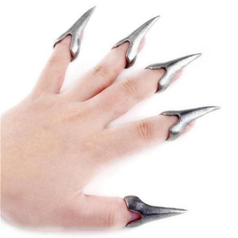 12pcs Set Retro Punk Gothic Nail Finger Claw