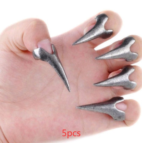 12pcs Set Retro Punk Gothic Nail Finger Claw