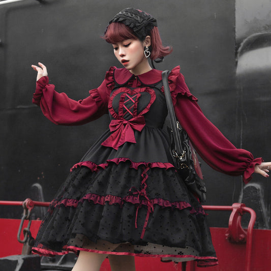 Dark Red Lolita Dress