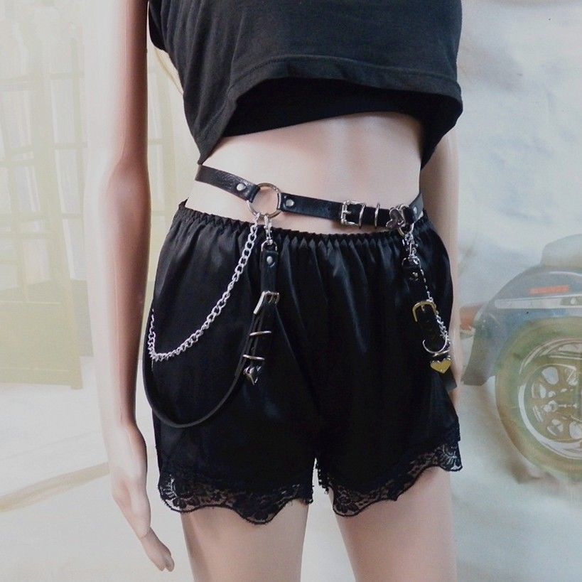 Women's Japanese Harajuku Girl Punk Gothic Adjustable Belt